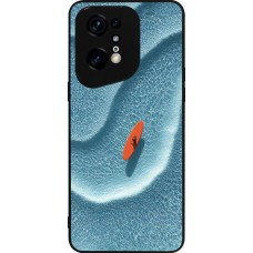 OPPO Find X5 Pro Case Hülle - Silikon schwarz Orange surf Summer 2026