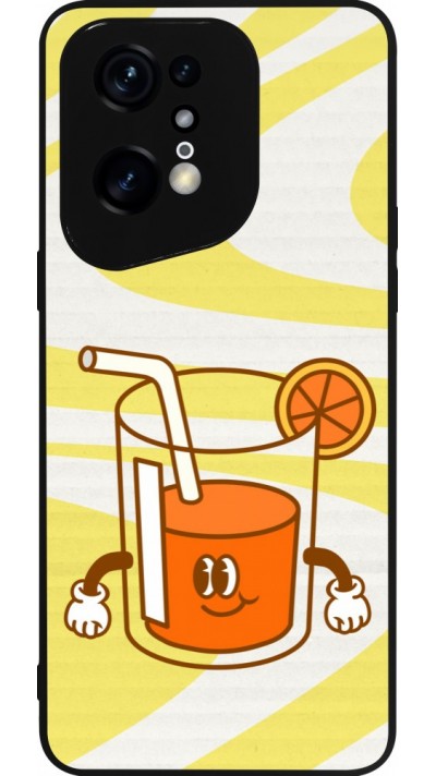 OPPO Find X5 Pro Case Hülle - Silikon schwarz Summer drink 2026