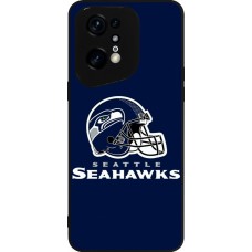 Coque OPPO Find X5 Pro - Silicone rigide noir Super Bowl 26 Seattle 3