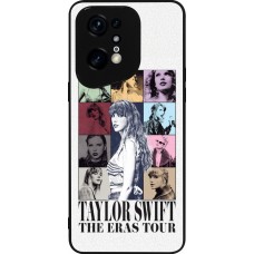Coque OPPO Find X5 Pro - Silicone rigide noir Taylor Swift The Eras Tour