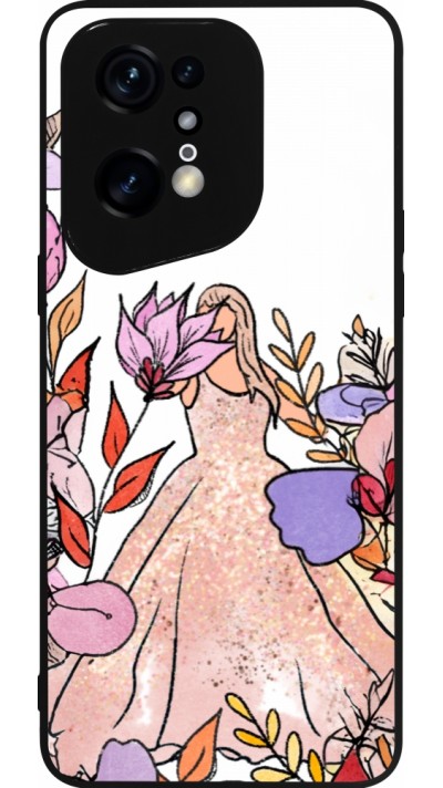 Coque OPPO Find X5 Pro - Silicone rigide noir Taylor Swift Sketch - White