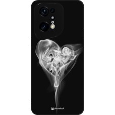 OPPO Find X5 Pro Case Hülle - Silikon schwarz Valentine 2022 Black Smoke