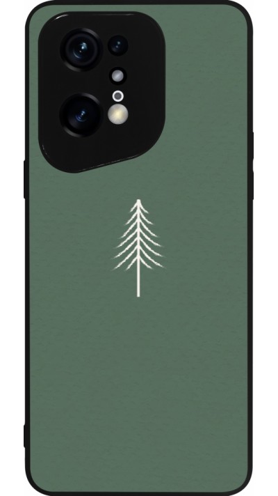 OPPO Find X5 Pro Case Hülle - Silikon schwarz Christmas 22 minimalist tree
