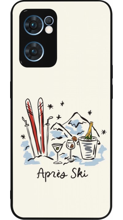 Coque OPPO Reno7 5G - Silicone rigide noir After the sky 2026