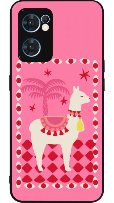 Coque OPPO Reno7 5G - Silicone rigide noir Alpaca 2026