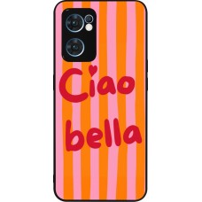 Coque OPPO Reno7 5G - Silicone rigide noir Bye Bella 2026