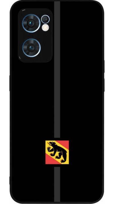 OPPO Reno7 5G Case Hülle - Silikon schwarz Kanton BE schwarz