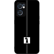 OPPO Reno7 5G Case Hülle - Silikon schwarz Kanton BS schwarz