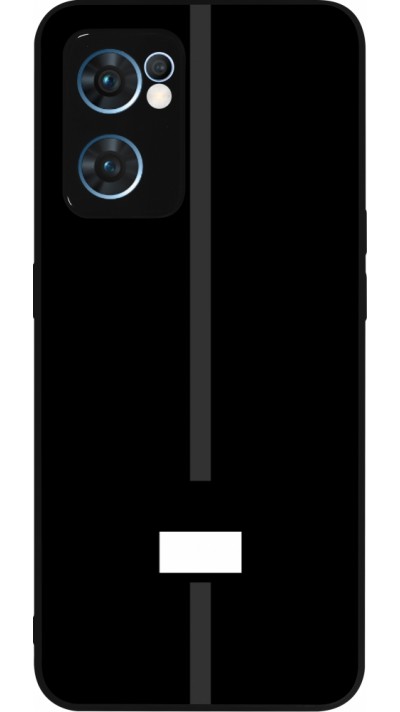 OPPO Reno7 5G Case Hülle - Silikon schwarz Kanton FR schwarz
