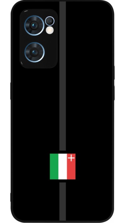 OPPO Reno7 5G Case Hülle - Silikon schwarz Kanton NE schwarz