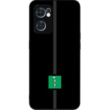 OPPO Reno7 5G Case Hülle - Silikon schwarz Kanton SG schwarz