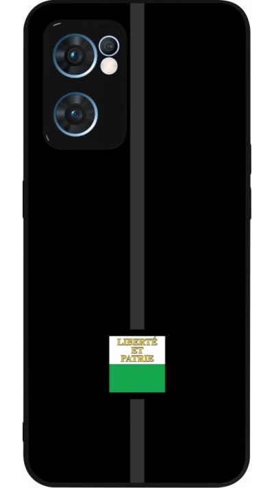 OPPO Reno7 5G Case Hülle - Silikon schwarz Kanton VD schwarz