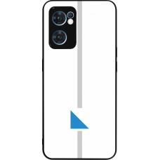 OPPO Reno7 5G Case Hülle - Silikon schwarz Kanton ZH weiss