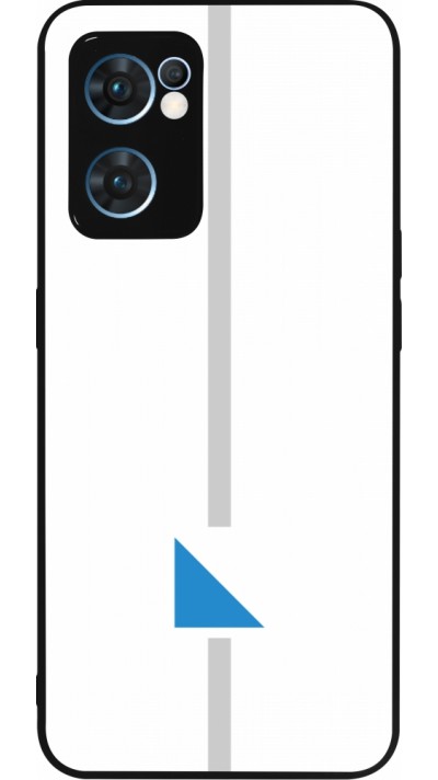 OPPO Reno7 5G Case Hülle - Silikon schwarz Kanton ZH weiss