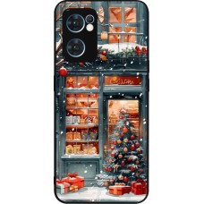 Coque OPPO Reno7 5G - Silicone rigide noir Christmas 25 Xmas Shop