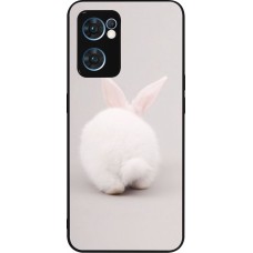 Coque OPPO Reno7 5G - Silicone rigide noir Easter 2024 bunny butt