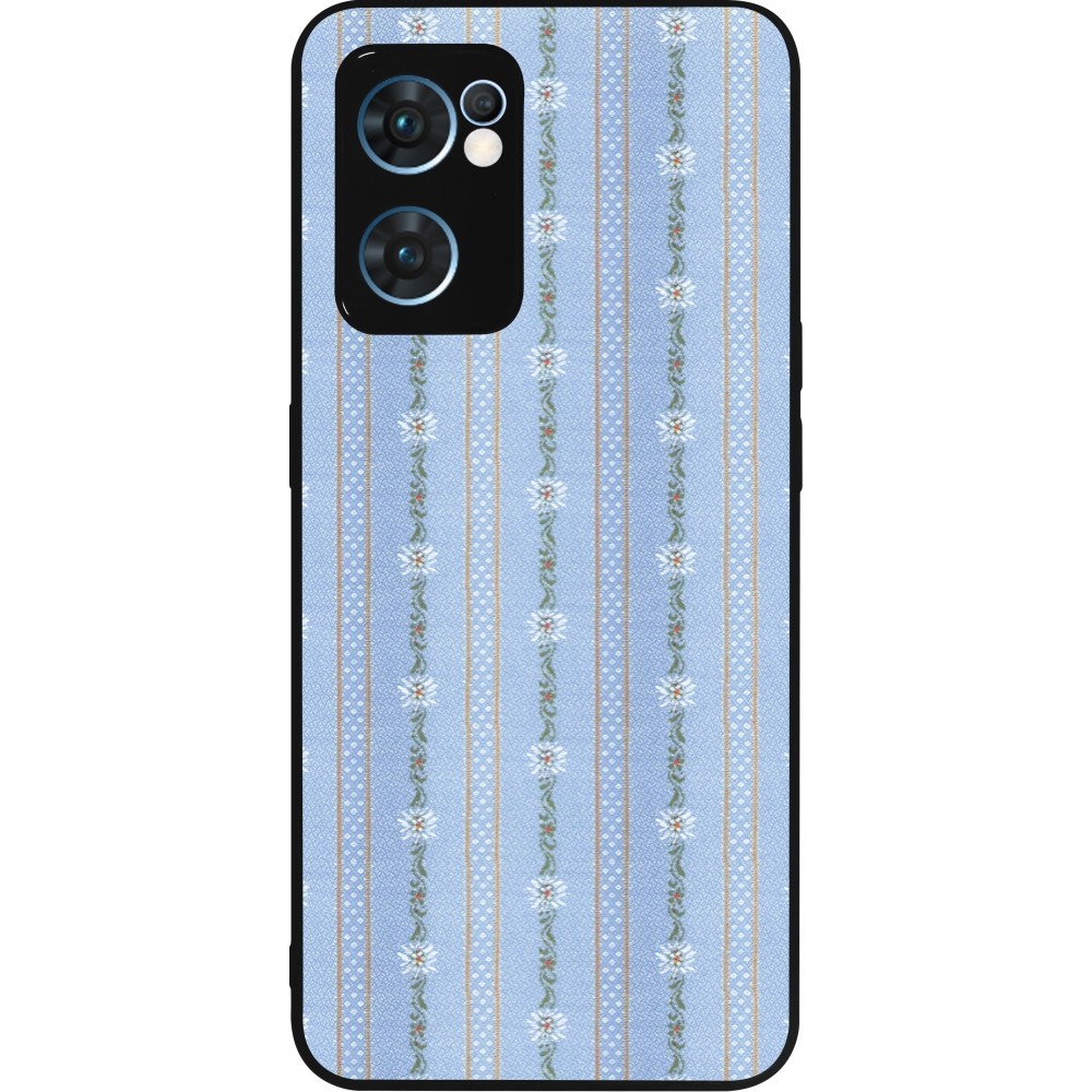 Coque OPPO Reno7 5G - Silicone rigide noir Edelweiss