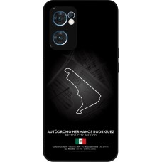 Coque OPPO Reno7 5G - Silicone rigide noir F1 Track 2025 Mexico