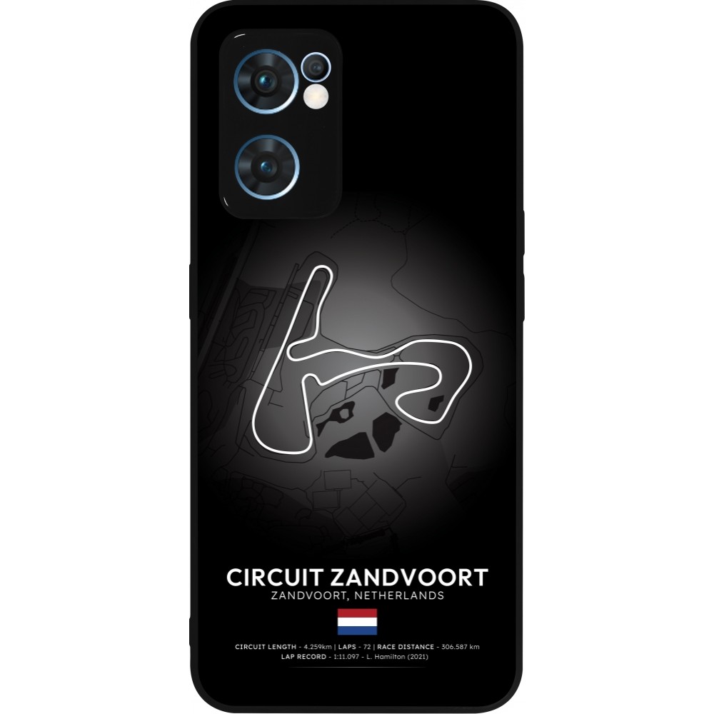 Coque OPPO Reno7 5G - Silicone rigide noir F1 Track 2025 Netherlands