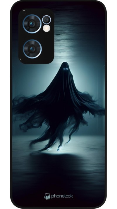 OPPO Reno7 5G Case Hülle - Silikon schwarz Halloween 2024 Spektraler Schatten