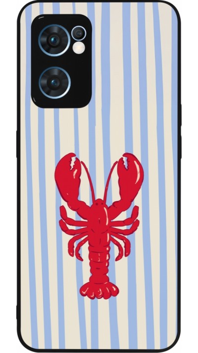 Coque OPPO Reno7 5G - Silicone rigide noir Red lobster 2026