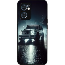 OPPO Reno7 5G Case Hülle - Silikon schwarz Mercedes G AMG Nacht