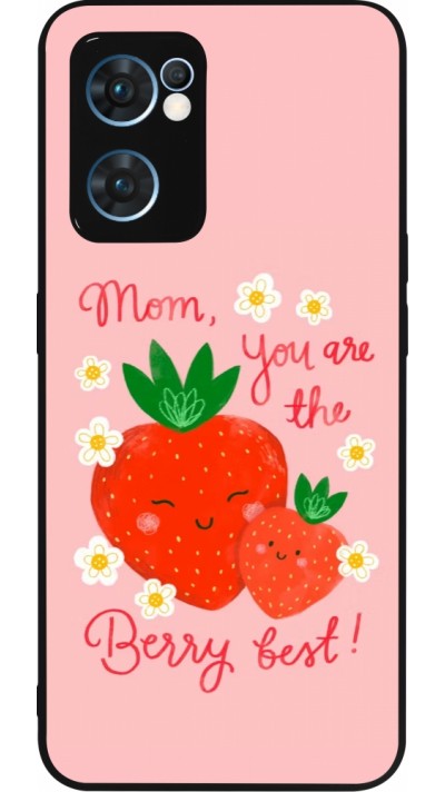 OPPO Reno7 5G Case Hülle - Silikon schwarz Mom 2026 Berry best