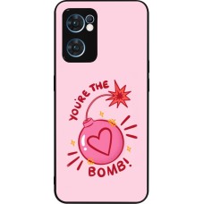 Coque OPPO Reno7 5G - Silicone rigide noir Saint Valentines Day 26 You are the bomb