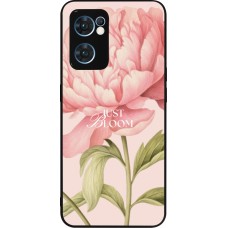 Coque OPPO Reno7 5G - Silicone rigide noir Just Bloom 2026