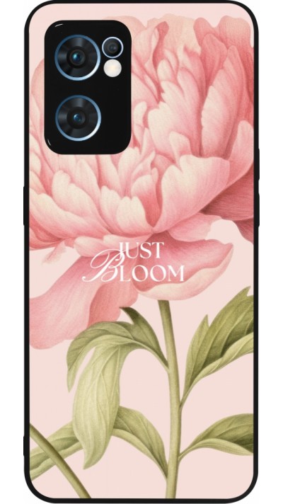 Coque OPPO Reno7 5G - Silicone rigide noir Just Bloom 2026
