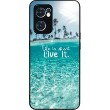OPPO Reno7 5G Case Hülle - Silikon schwarz Summer 18 24
