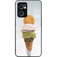 OPPO Reno7 5G Case Hülle - Silikon schwarz Summer 2025 Cornet