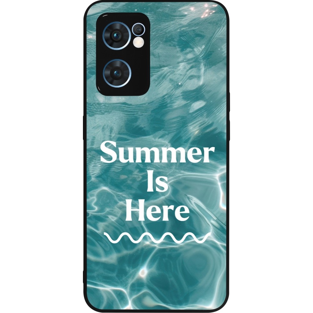 OPPO Reno7 5G Case Hülle - Silikon schwarz Summer 2025 Summer is here