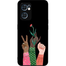 Coque OPPO Reno7 5G - Silicone rigide noir Womens day 2026 2