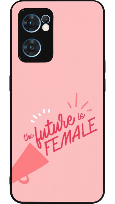 Coque OPPO Reno7 5G - Silicone rigide noir Womens day 2026 4