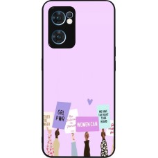 Coque OPPO Reno7 5G - Silicone rigide noir Womens day 2026 9