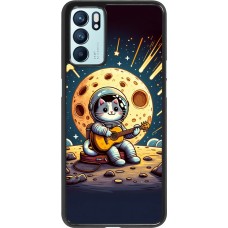 OPPO Reno6 5G Case Hülle - AstroKatze RockMond