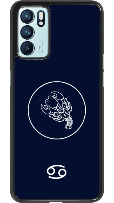 OPPO Reno6 5G Case Hülle - Astrologie Krebs