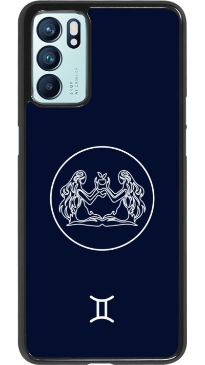 OPPO Reno6 5G Case Hülle - Astrologie Zwillinge