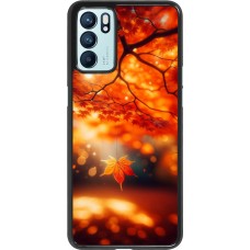OPPO Reno6 5G Case Hülle - Herbst Magisch Orange