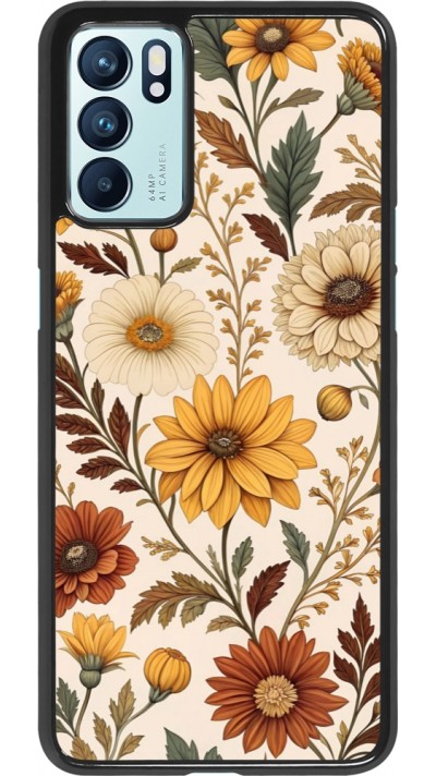 OPPO Reno6 5G Case Hülle - Autumn 25 Flower pattern