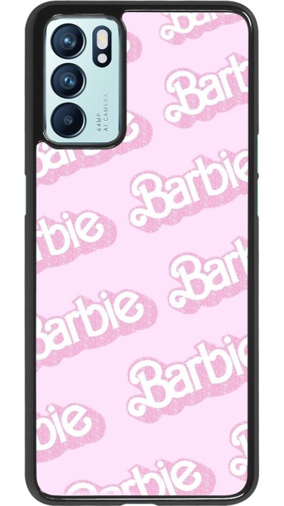 Coque OPPO Reno6 5G - Barbie light pink pattern