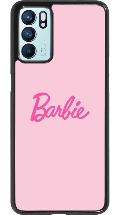 OPPO Reno6 5G Case Hülle - Barbie Text