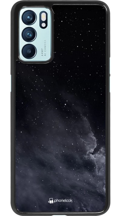 Coque Oppo Reno6 5G - Black Sky Clouds