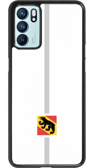 OPPO Reno6 5G Case Hülle - Kanton BE weiss