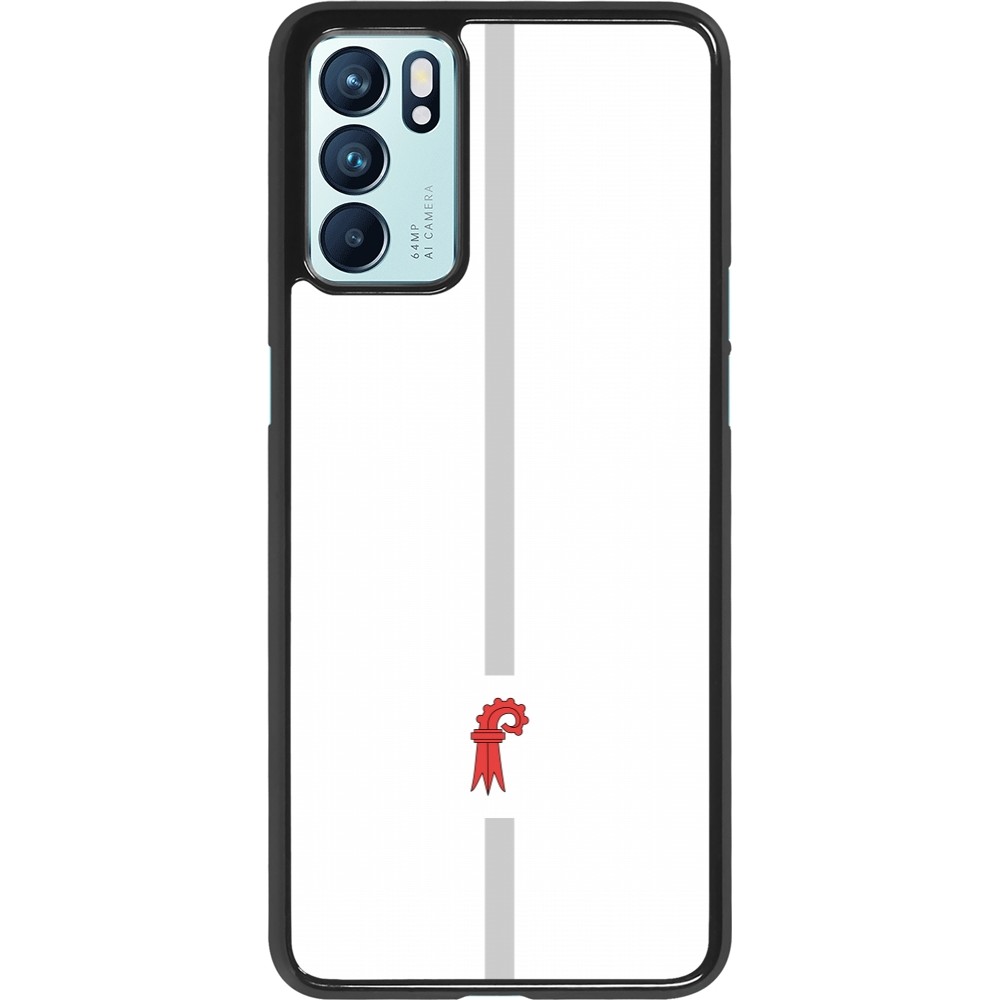 OPPO Reno6 5G Case Hülle - Kanton BL weiss