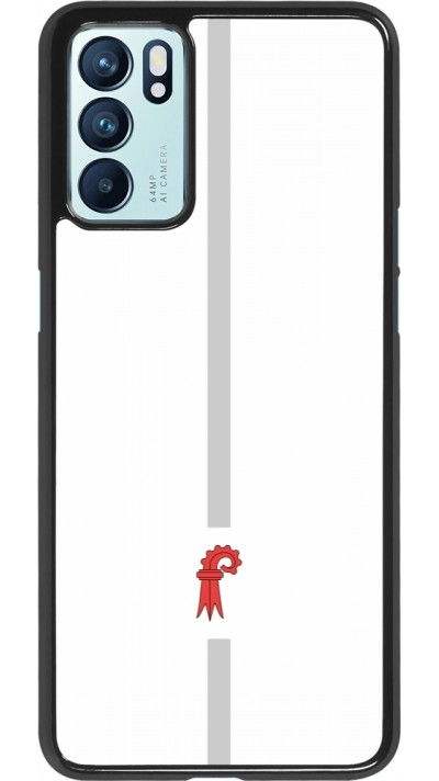 OPPO Reno6 5G Case Hülle - Kanton BL weiss