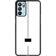OPPO Reno6 5G Case Hülle - Kanton FR weiss