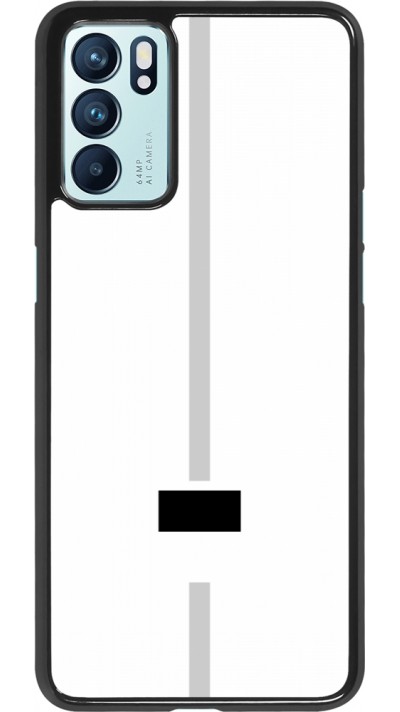 OPPO Reno6 5G Case Hülle - Kanton FR weiss