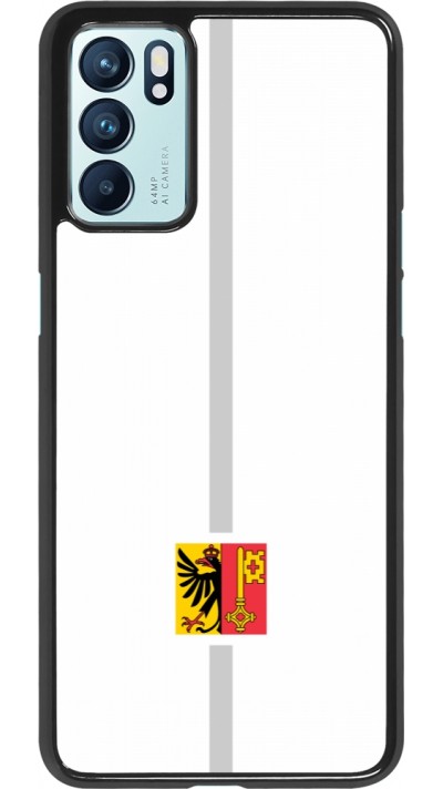 OPPO Reno6 5G Case Hülle - Kanton GE weiss